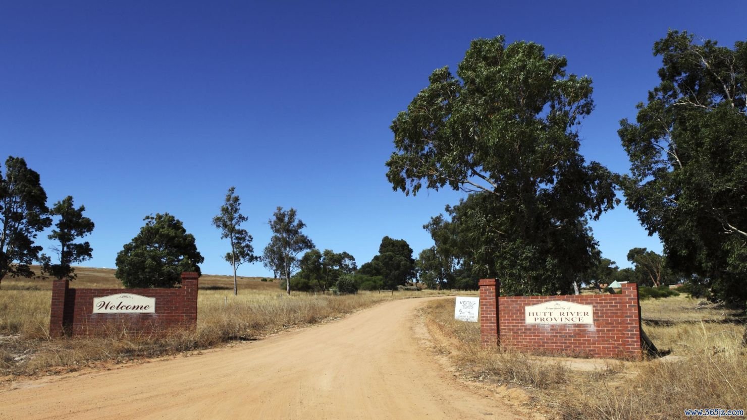 Mandatory Credit: Photo by Stuart Forster/Shutterstock (1735646n)
Entrance to the Principality of Hutt River, Western Australia, Australia. Leonard George Casley seceded from Australia on 21 April 1970 and claims to be the head of a sovereign state. He pays no taxes to the Commonwealth of Australia.
Australia - 2011